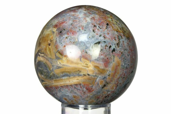 Colorful Ocean Jasper Sphere - Madagascar #317339